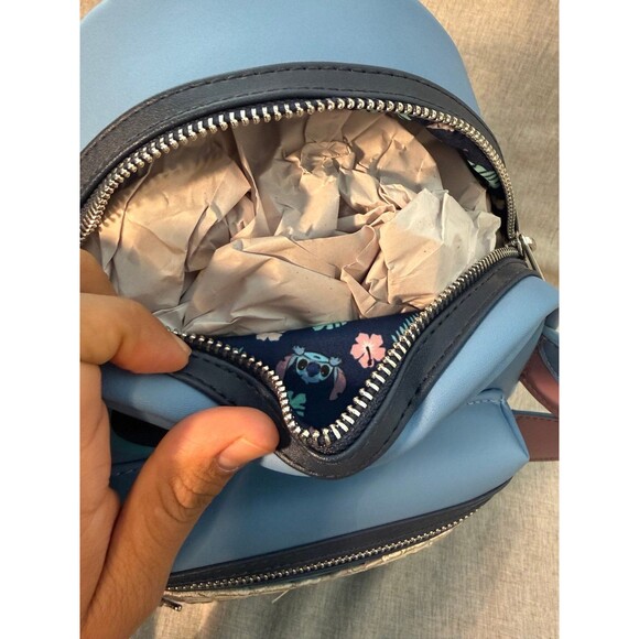 NWT Loungefly Stitch with Lei mini backpack main image 4